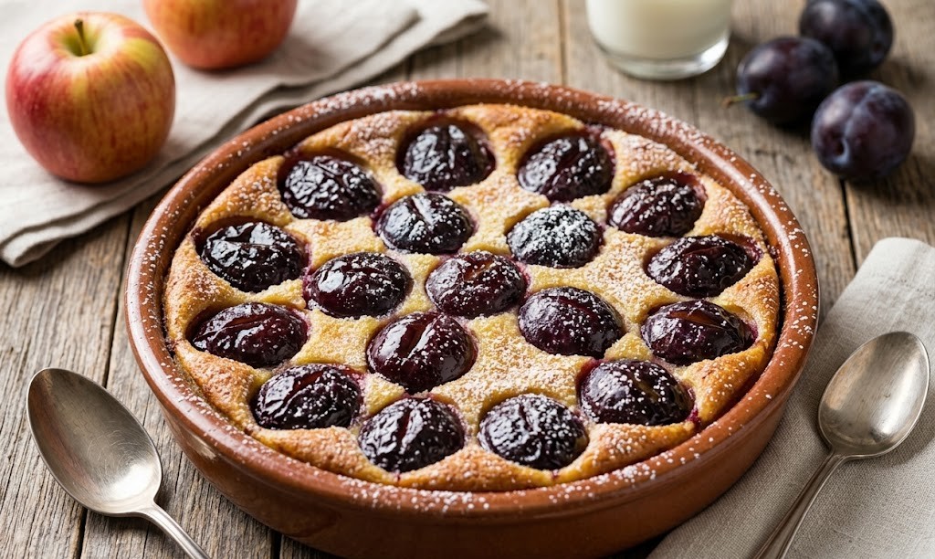 Clafoutis aux prunes